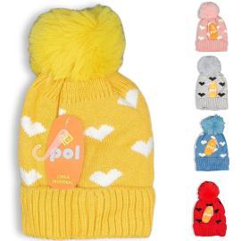 POL GORRO NIÑOS CORAZONES